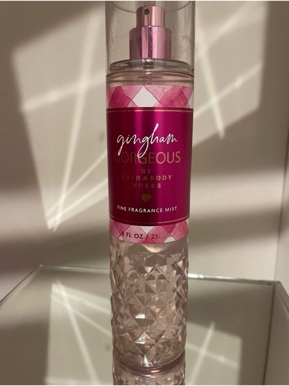 Bath & Body Works Gingham Gorgeous Pink Fine Fragrance Mist